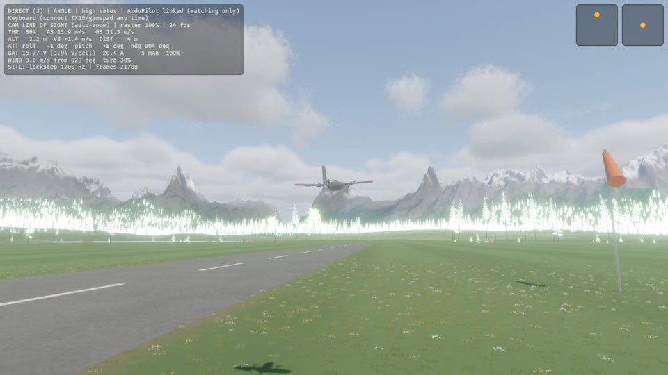 The plane leaves your hand and climbs away.