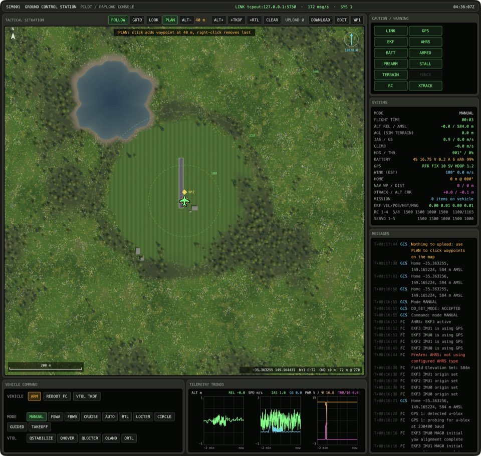 If the plan has 0 items, press UPLOAD. The solid line of the mission on the vehicle does not change.
