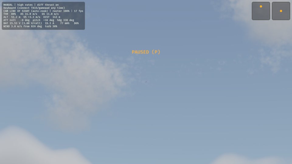 The help screen goes away.